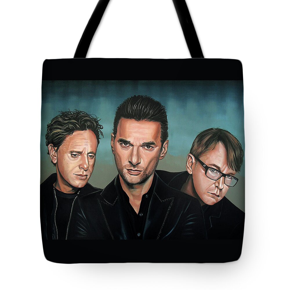 Depeche Mode Painting Tote Bag by Meijering - Fine Art America