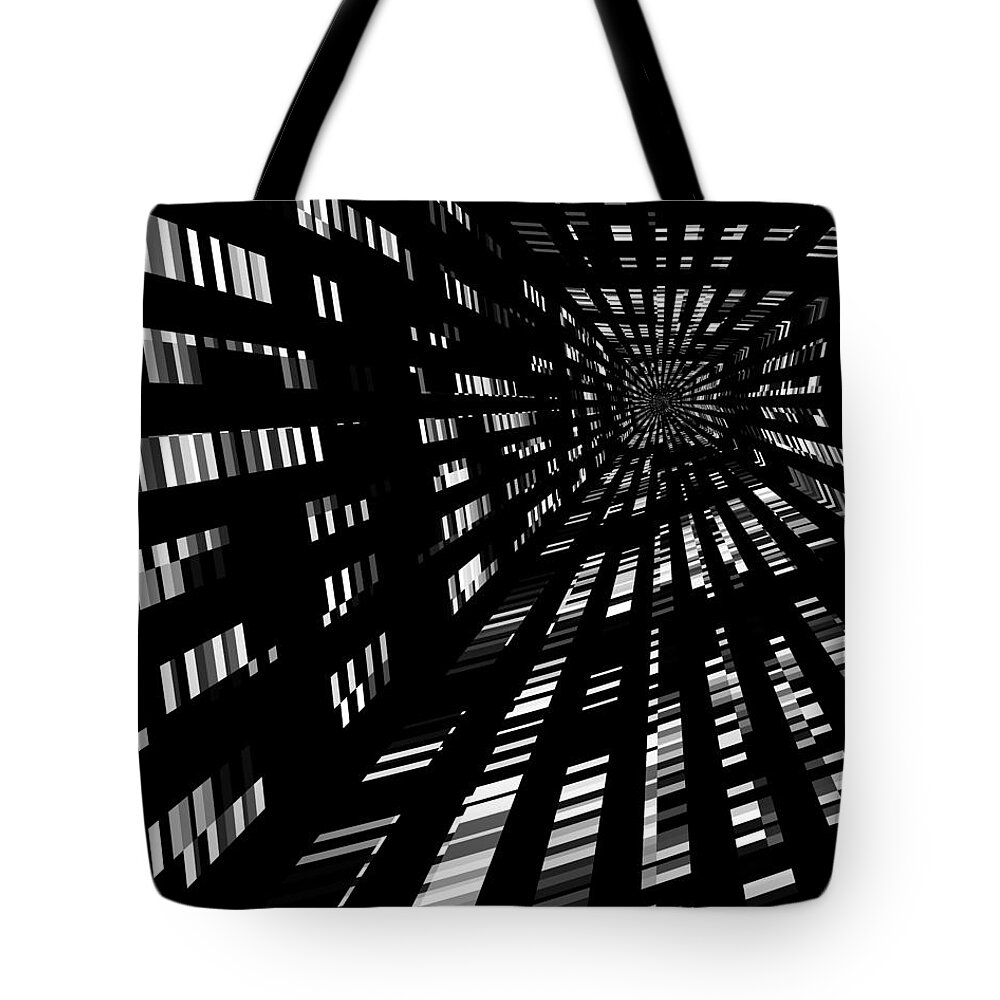 Vic Eberly Tote Bag featuring the digital art Depends on Your Perspective 2 by Vic Eberly