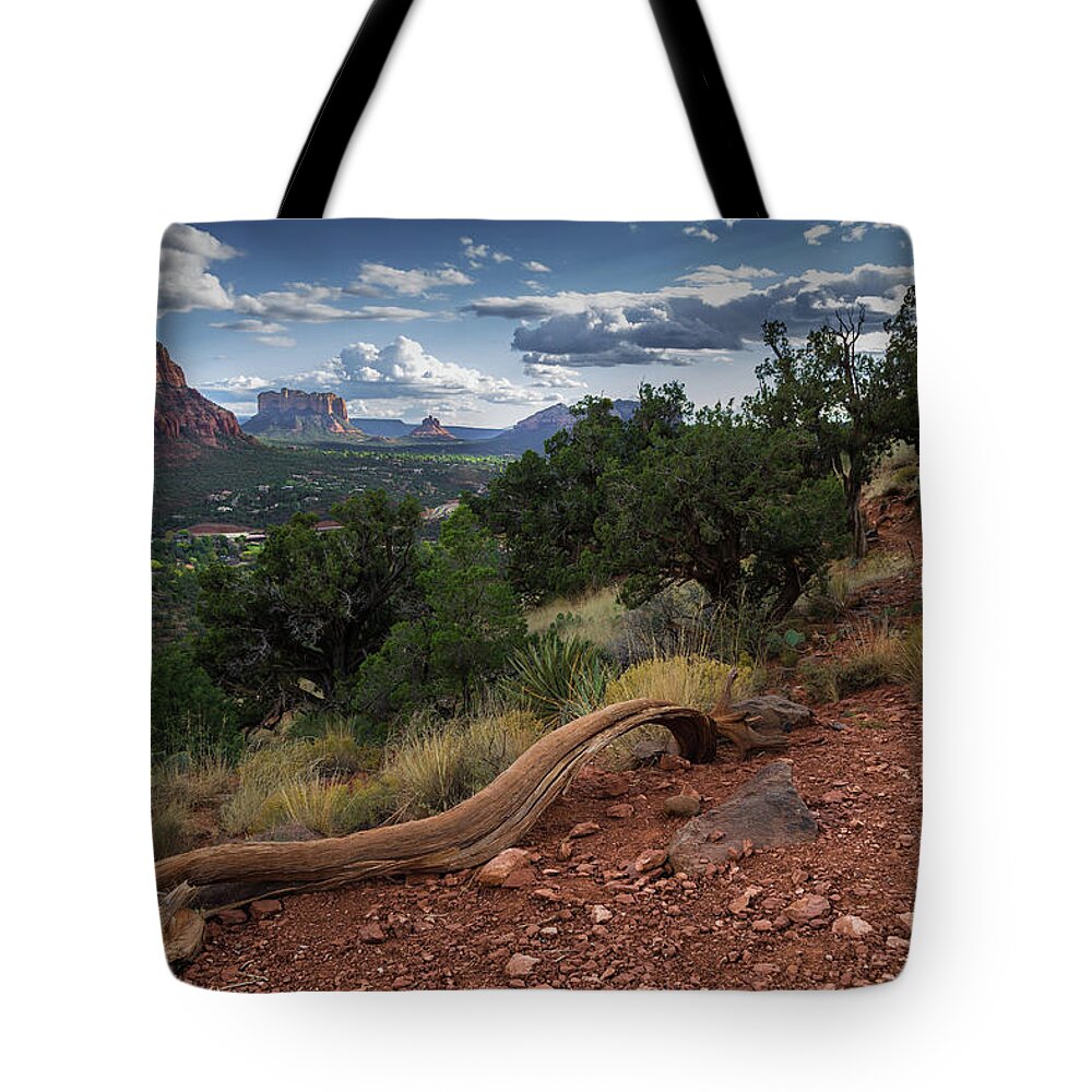 Sedona Tote Bag featuring the photograph Desert Dreams by Jen Manganello
