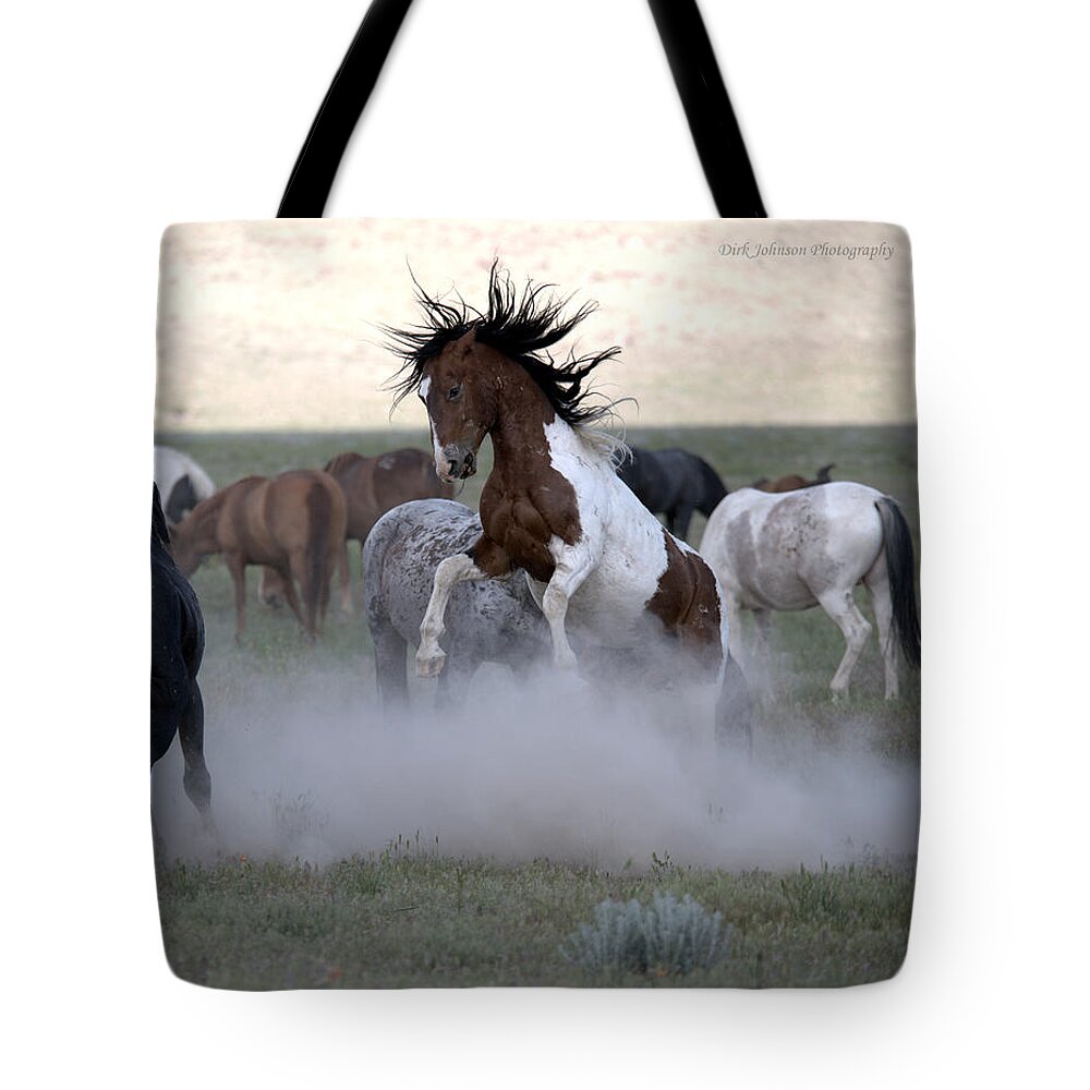 Wild Tote Bag featuring the photograph Desert Fight Club 2 by Dirk Johnson