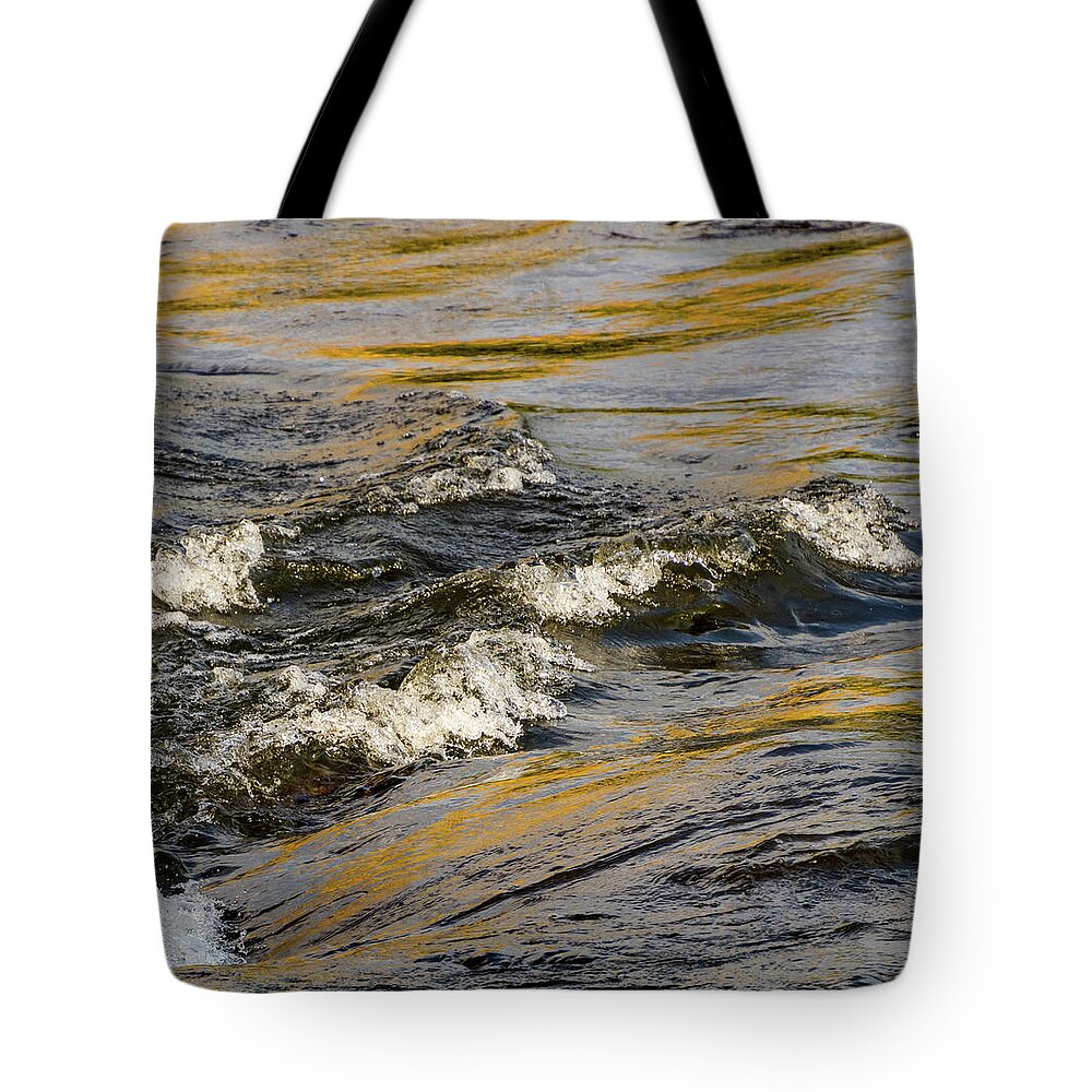 Water Tote Bag featuring the photograph Desert Waves by Douglas Killourie