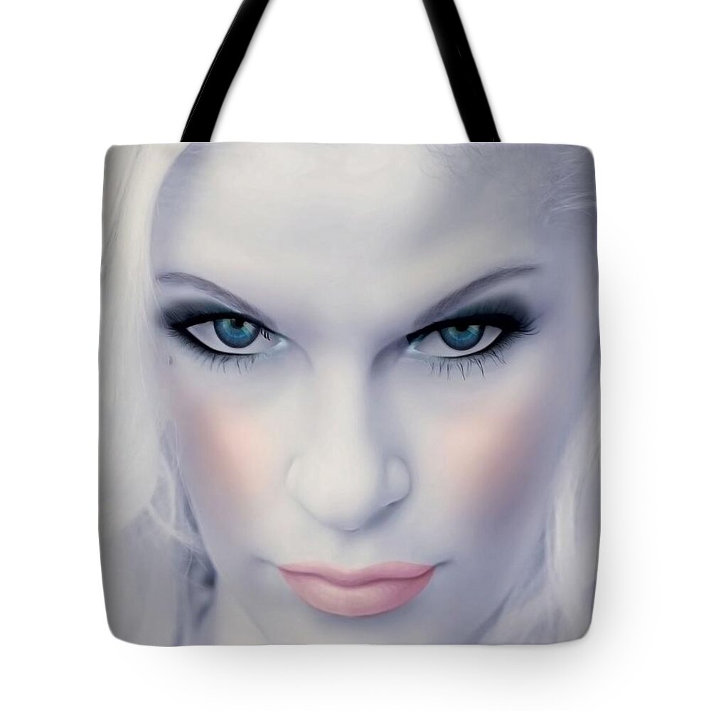 Fantasy Tote Bag featuring the painting Desire by Jon Volden