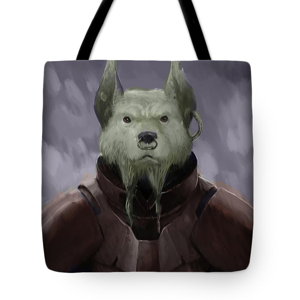 Devil Tote Bag featuring the photograph Devil Dog by Marcus Lewis