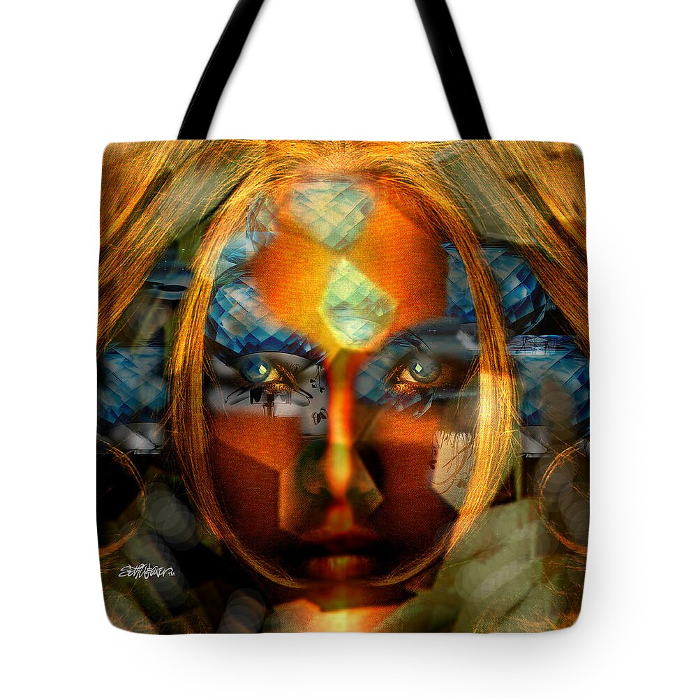 Lady Tote Bag featuring the photograph Diamonella by Seth Weaver