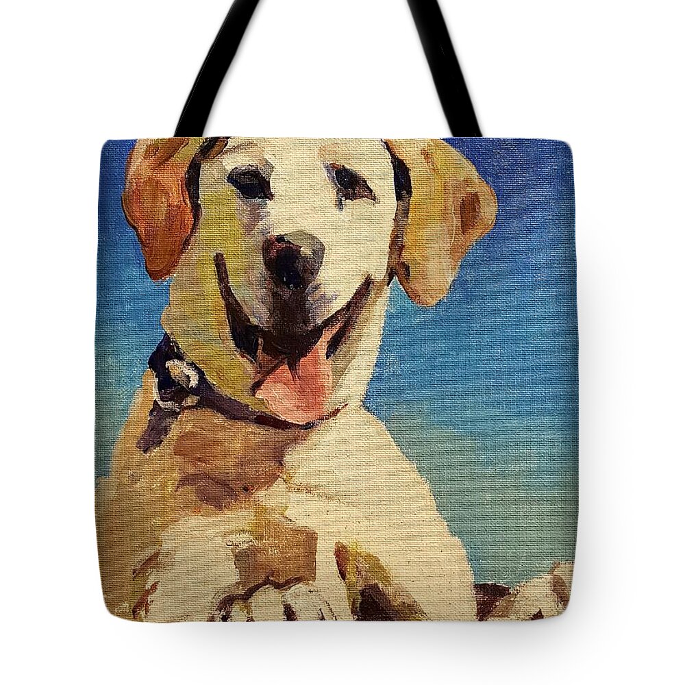  Tote Bag featuring the painting Did Someone Say Treat? by Jessica Anne Thomas