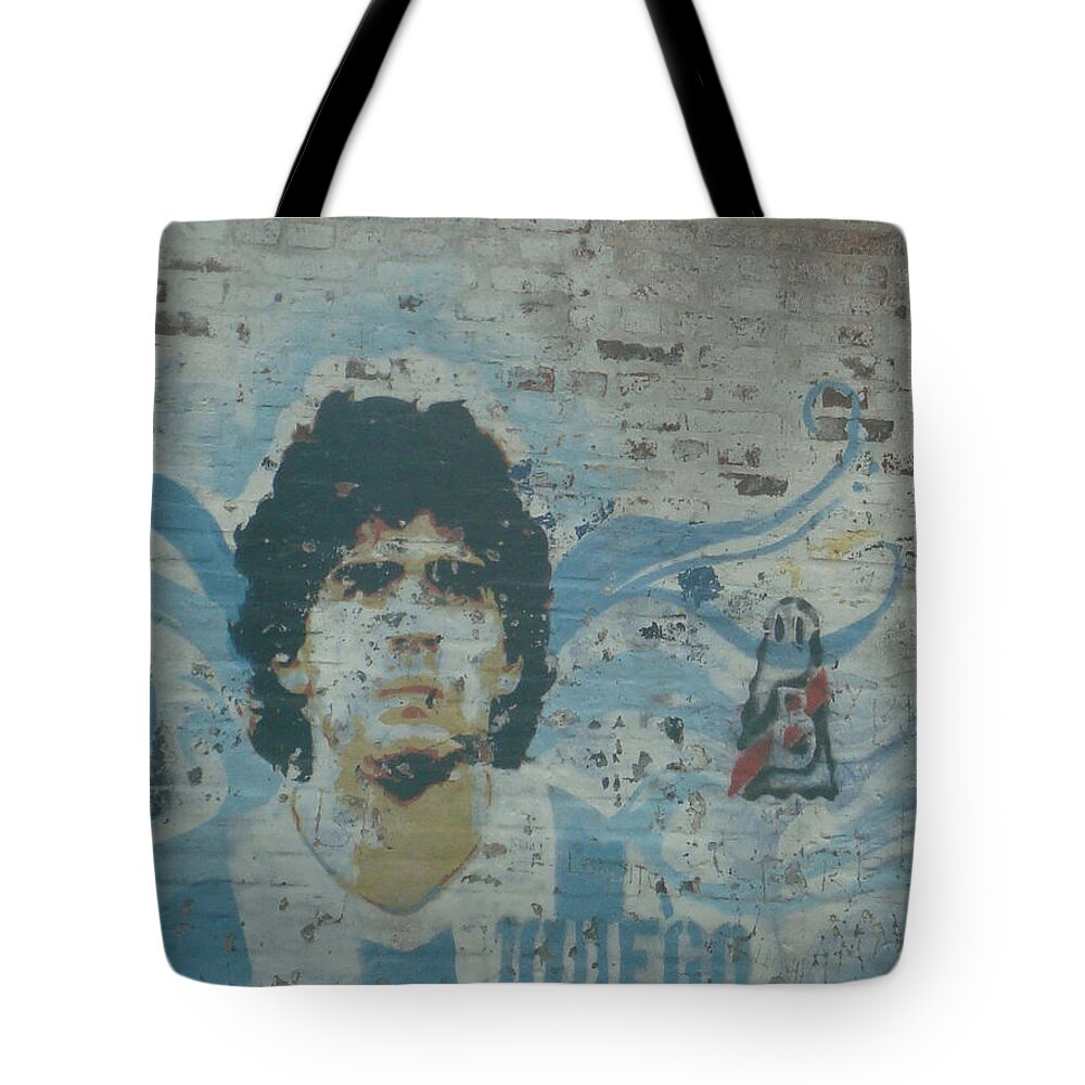 La Boca Tote Bag featuring the photograph Diego by David Rucker
