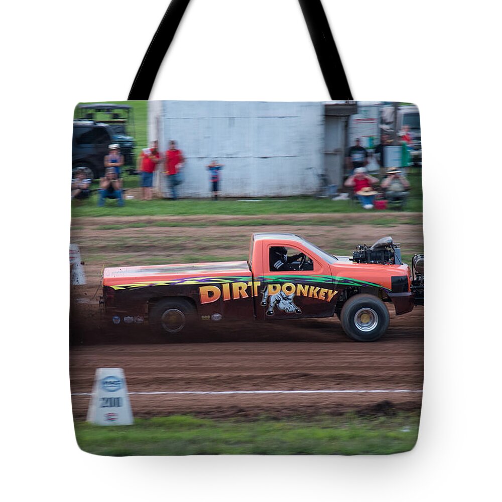 Dirt Donkey Tote Bag featuring the photograph Dirt Donkey by Holden The Moment
