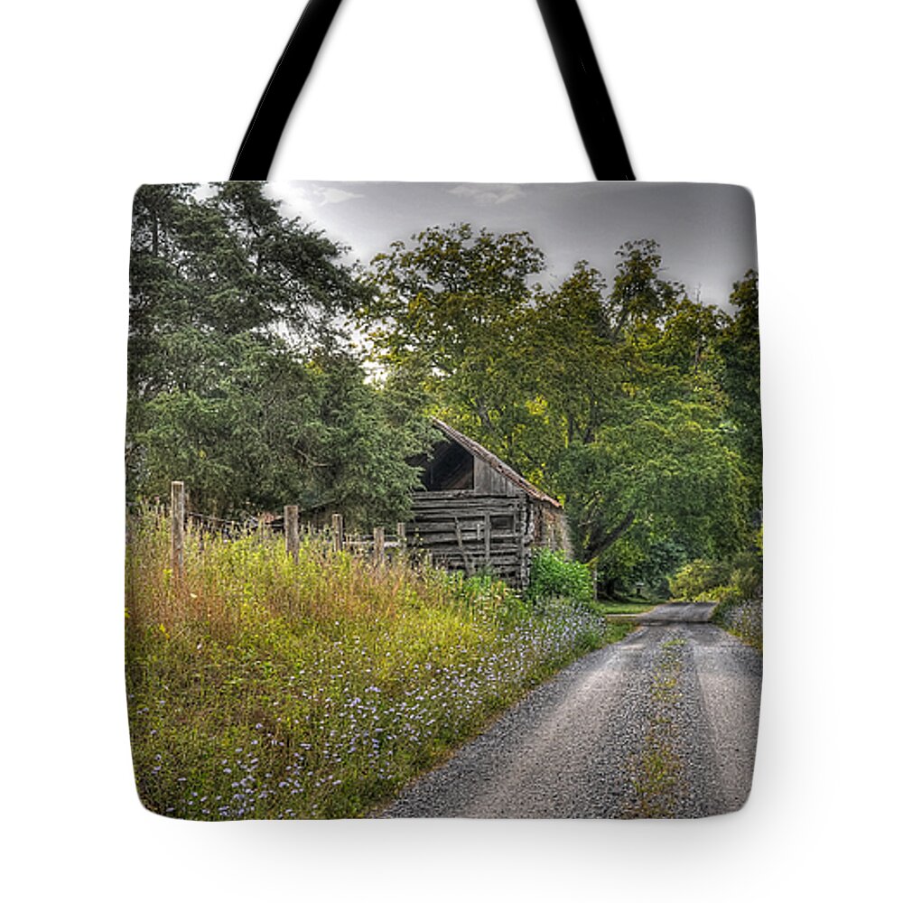 Landscape Tote Bag featuring the photograph Dirt Roads by Todd Hostetter