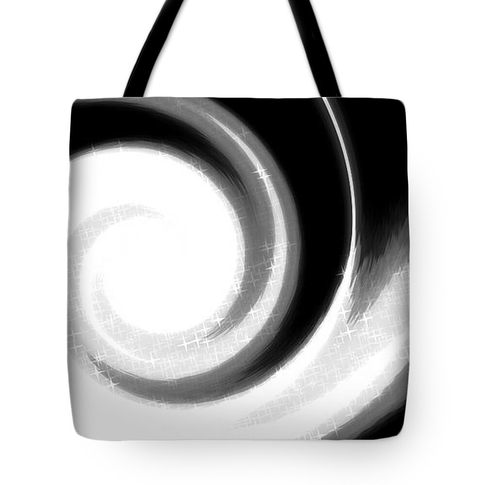 Dispel Darkness Tote Bag featuring the digital art Dispel Darkness by Christine Nichols