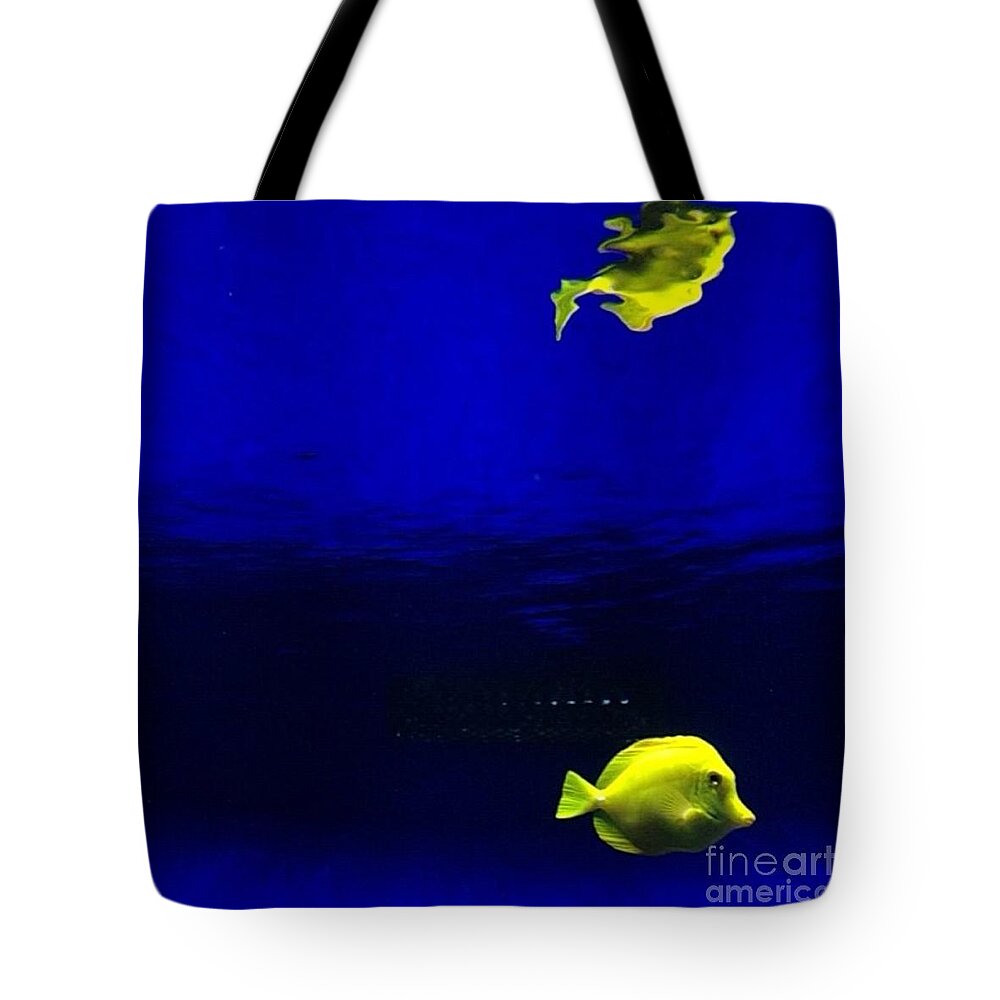 Fish Tote Bag featuring the photograph Distortion by Denise Railey