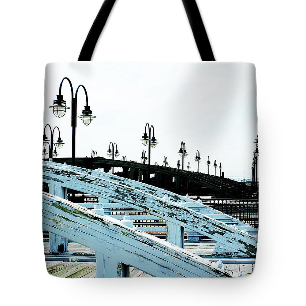 Dock Tote Bag featuring the photograph Dock #1873 by Raymond Magnani