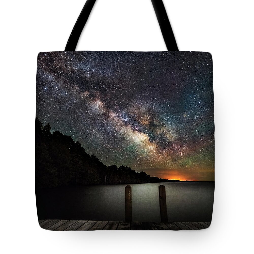 Dock Tote Bag featuring the photograph Dock by Russell Pugh