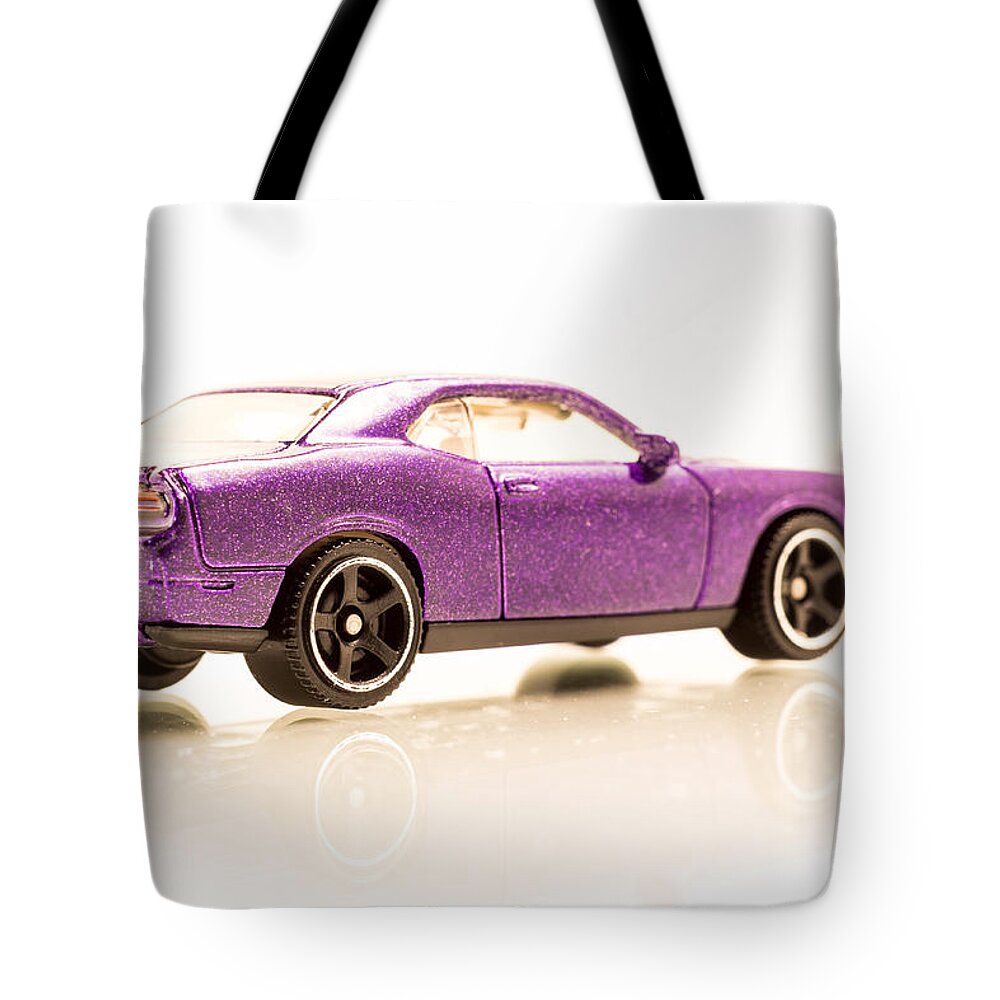Dodge Challenger Tote Bag featuring the photograph Dodge Challenger by Wade Brooks
