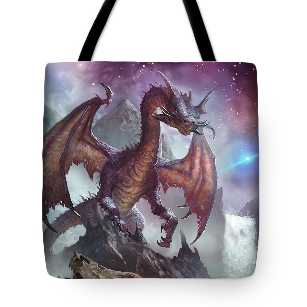 Everquest Tote Bag featuring the digital art Do'Ellin by Ryan Barger