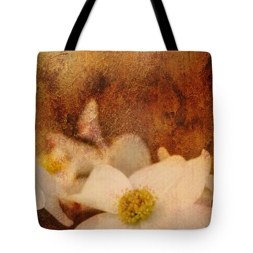 Antique Tote Bag featuring the photograph Dogwood IV by Jai Johnson