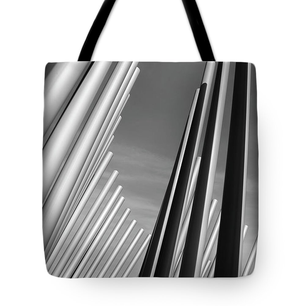 Abstracts Tote Bag featuring the photograph Domino Effect by Steven Milner