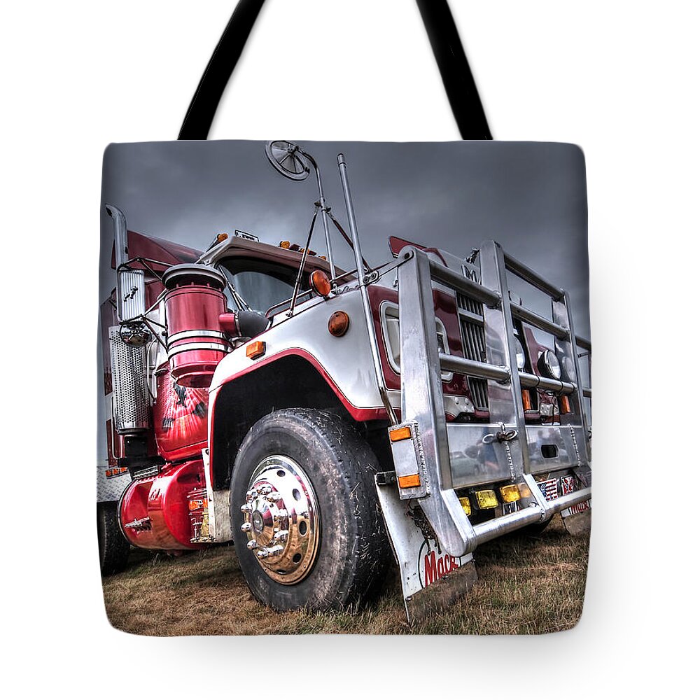 Big Rig Tote Bag featuring the photograph Done Hauling by Gill Billington
