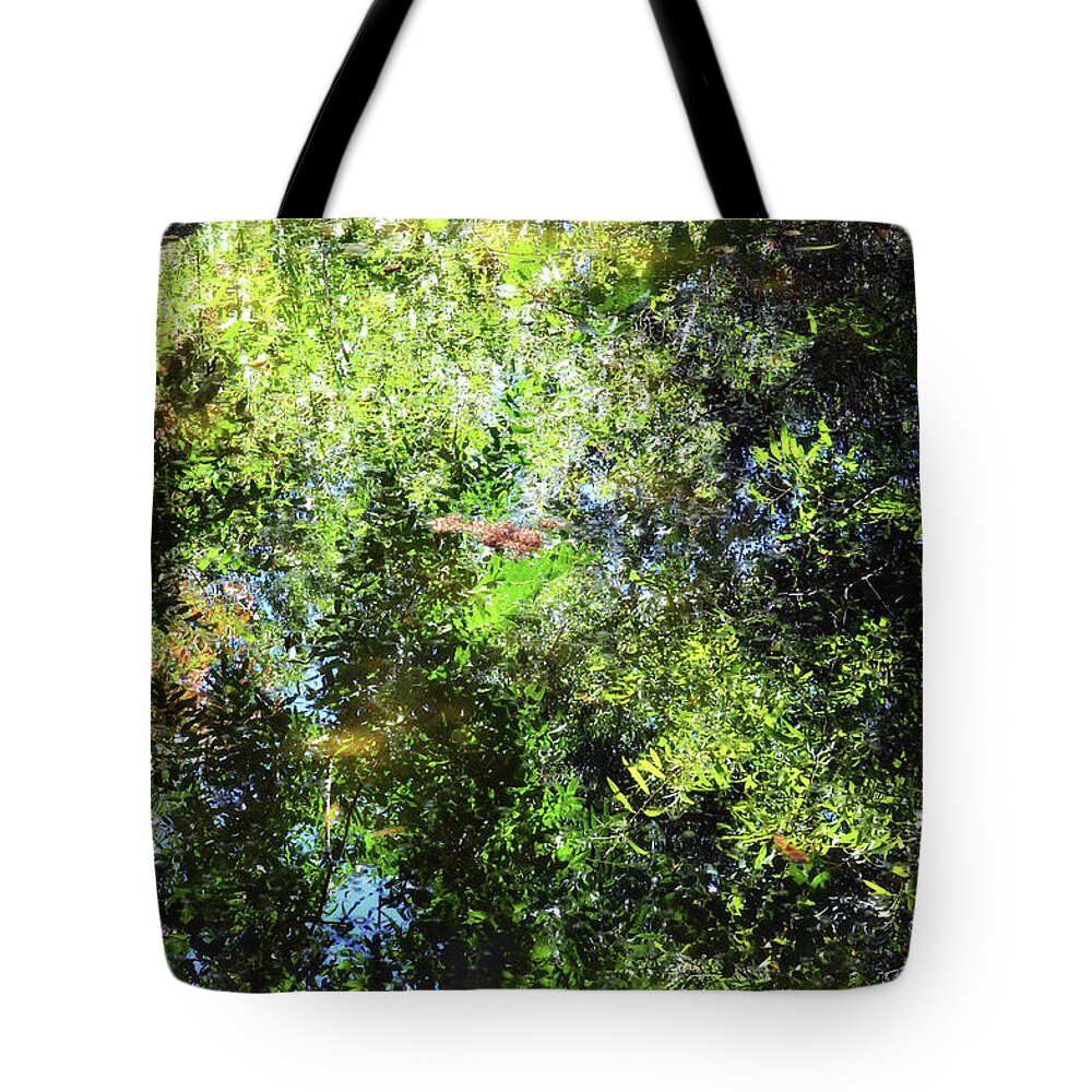 Water Tote Bag featuring the photograph Don't Know Up From Down by Donna Blackhall