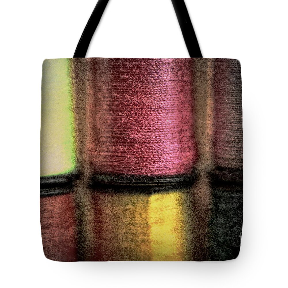 Thread Tote Bag featuring the photograph Don't Thread On Me by Rene Crystal