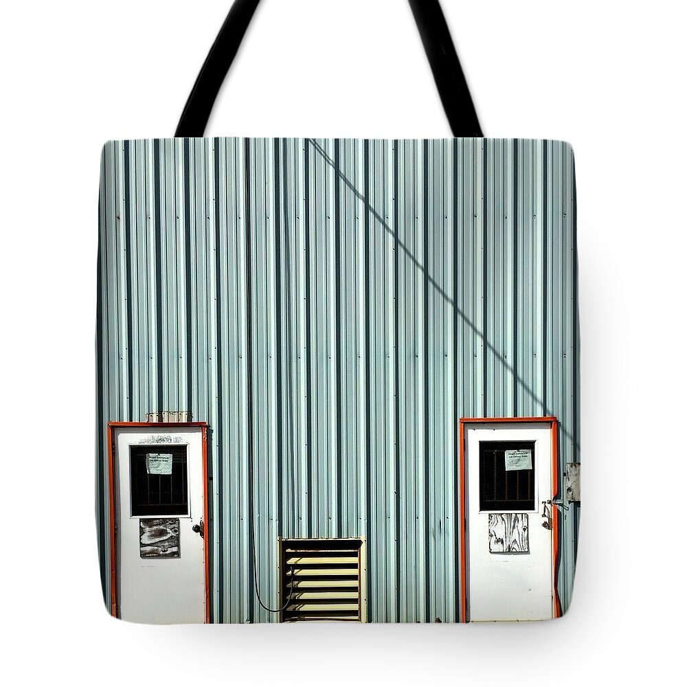  Tote Bag featuring the photograph Double Doors by Julie Gebhardt
