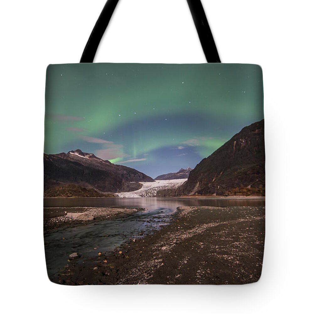 Northern Lights Tote Bag featuring the photograph Double Rainbow by David Kirby