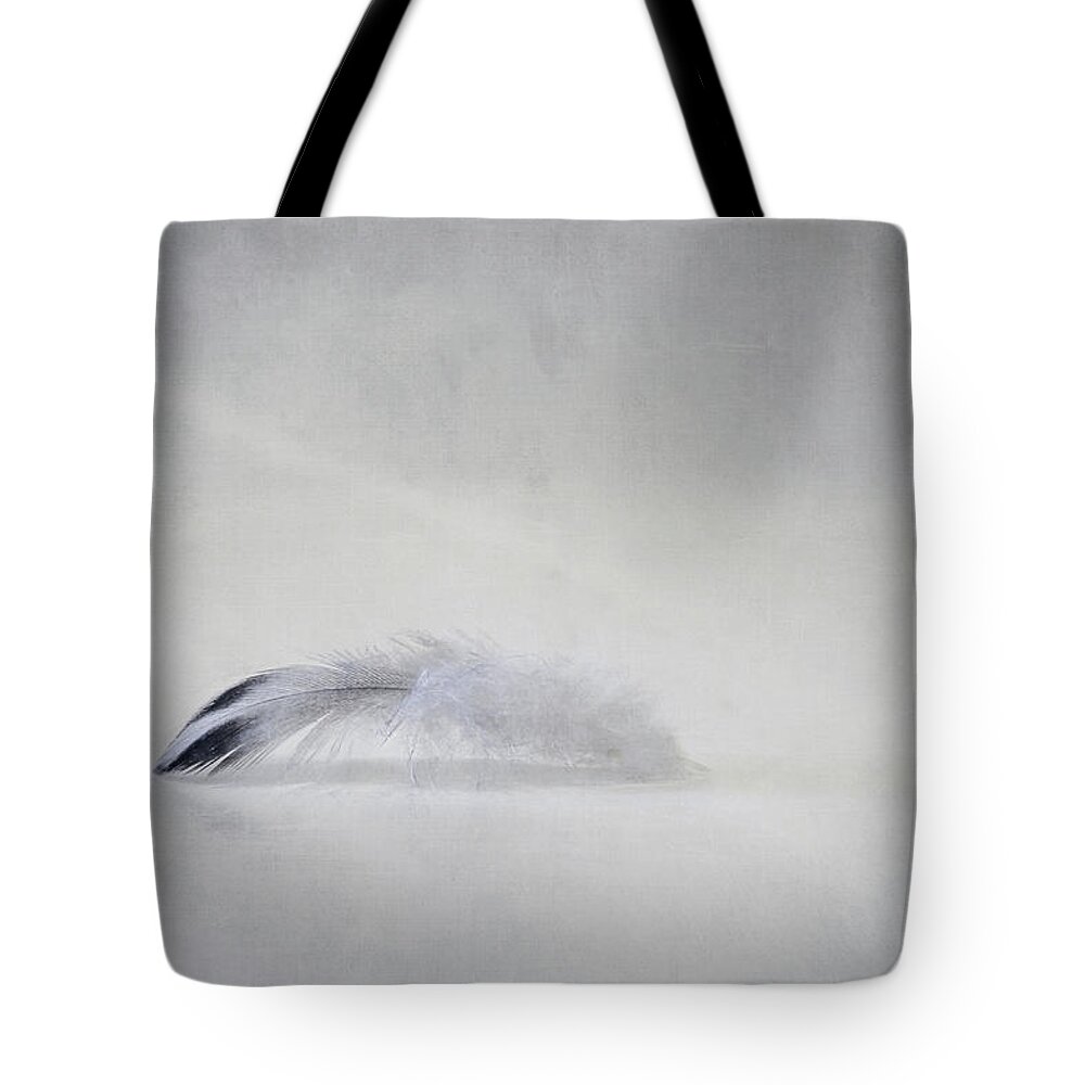 Down Feather Tote Bag featuring the photograph Down Feather by Scott Norris