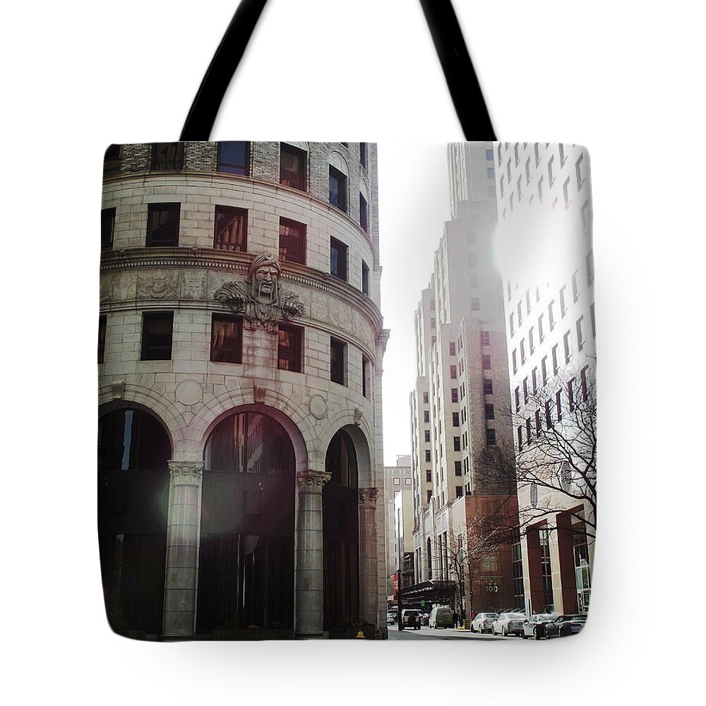 Rhode Island Tote Bag featuring the photograph Downtown Providence by Christopher Brown