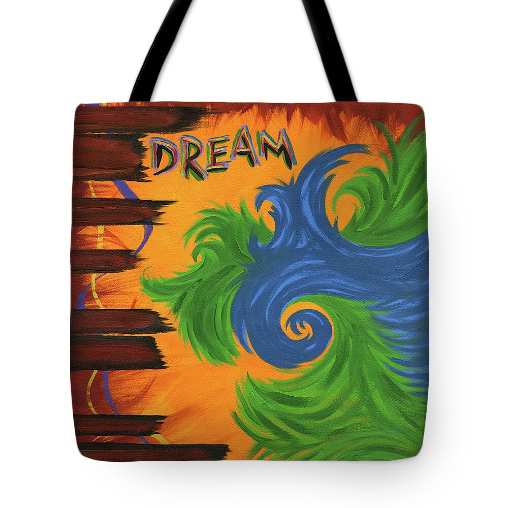 Dream Tote Bag featuring the painting Dream by Darin Jones