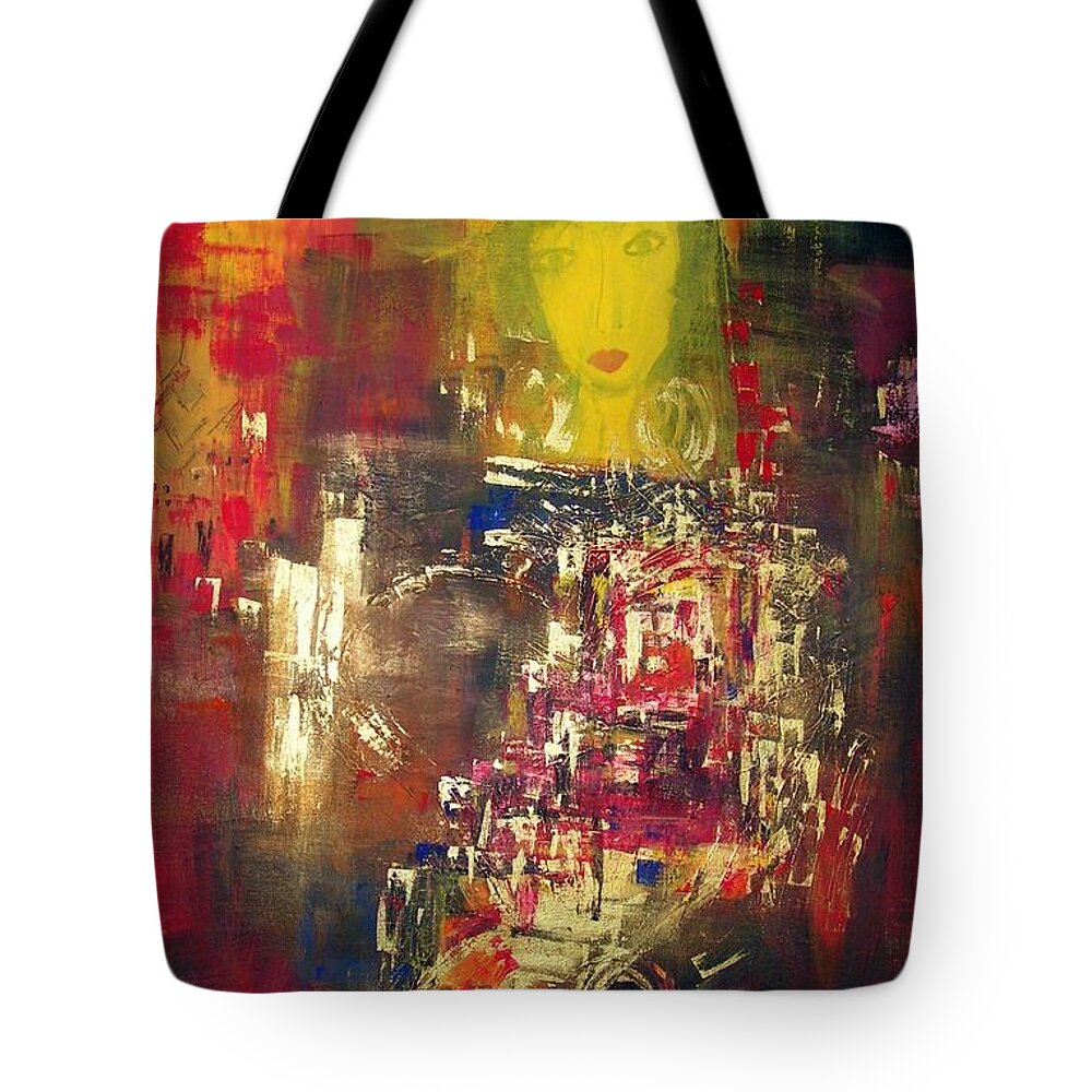  Tote Bag featuring the painting Dream by Lilliana Didovic