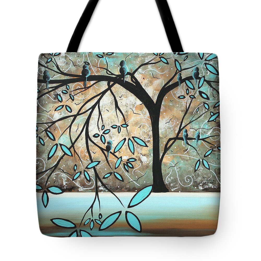 Wall Tote Bag featuring the painting Dream State I by MADART by Megan Aroon