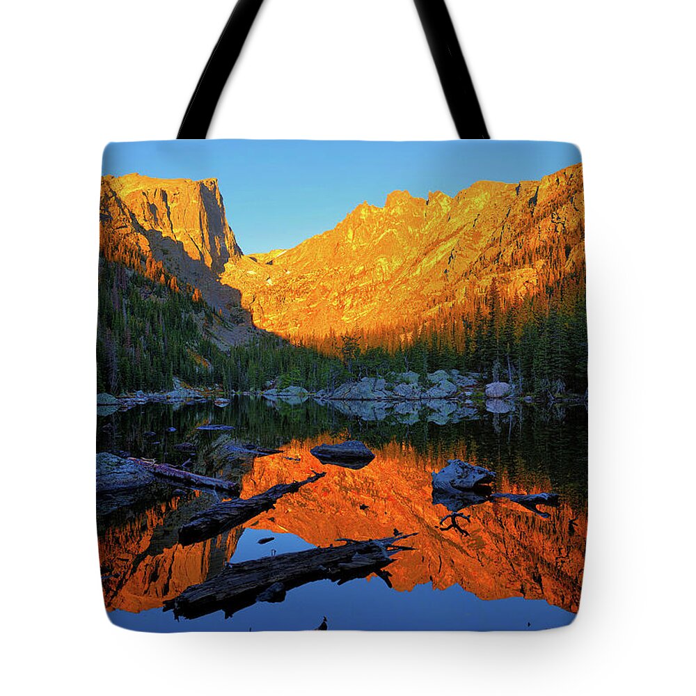 Dream Lake Tote Bag featuring the photograph Dream Within A Dream by Greg Norrell