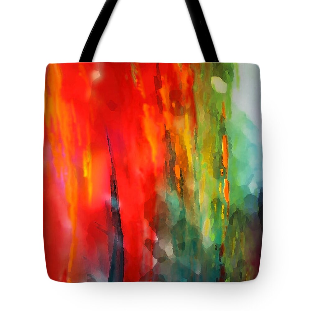 Metaphysical Tote Bag featuring the painting Dreaming by Jeanette French