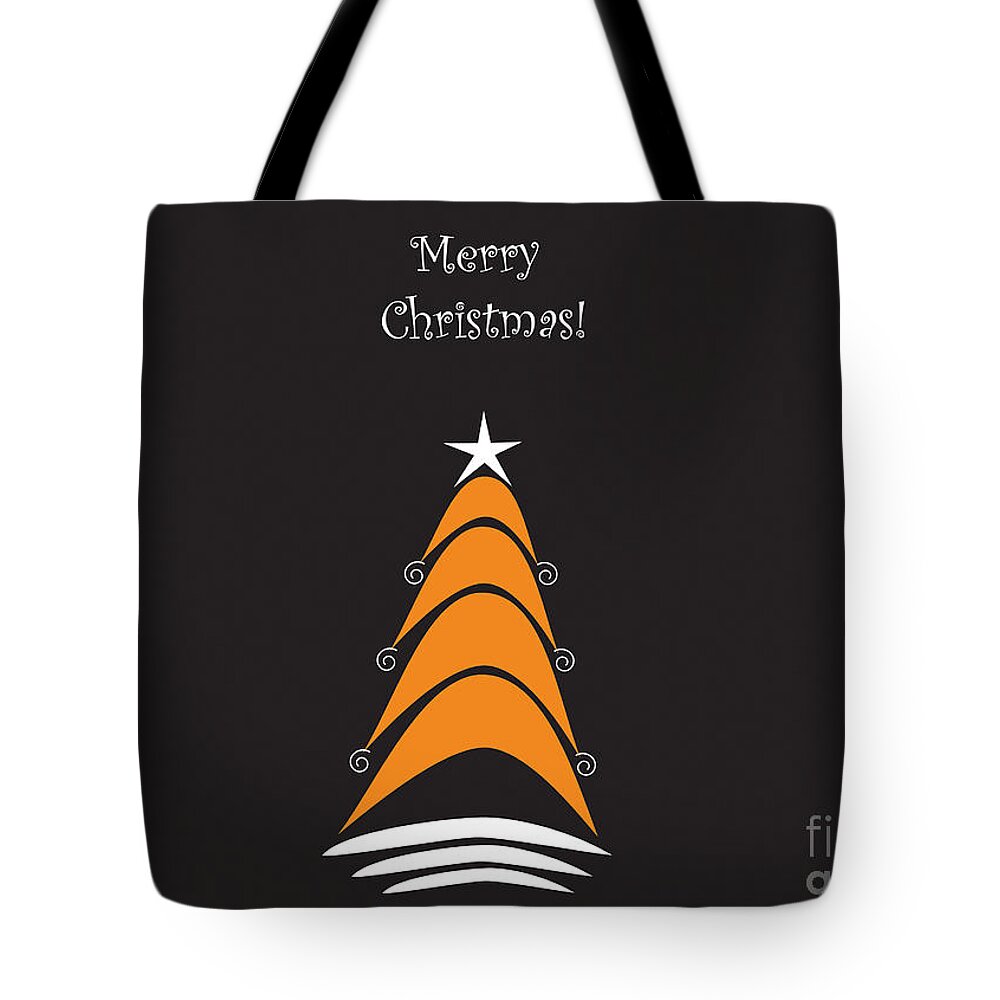 Christmas Tree Tote Bag featuring the digital art Dreaming of Christmas Trees 2 by Conni Schaftenaar