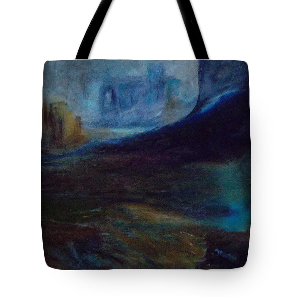 Dream Tote Bag featuring the painting Dreaming of Things by Susan Esbensen