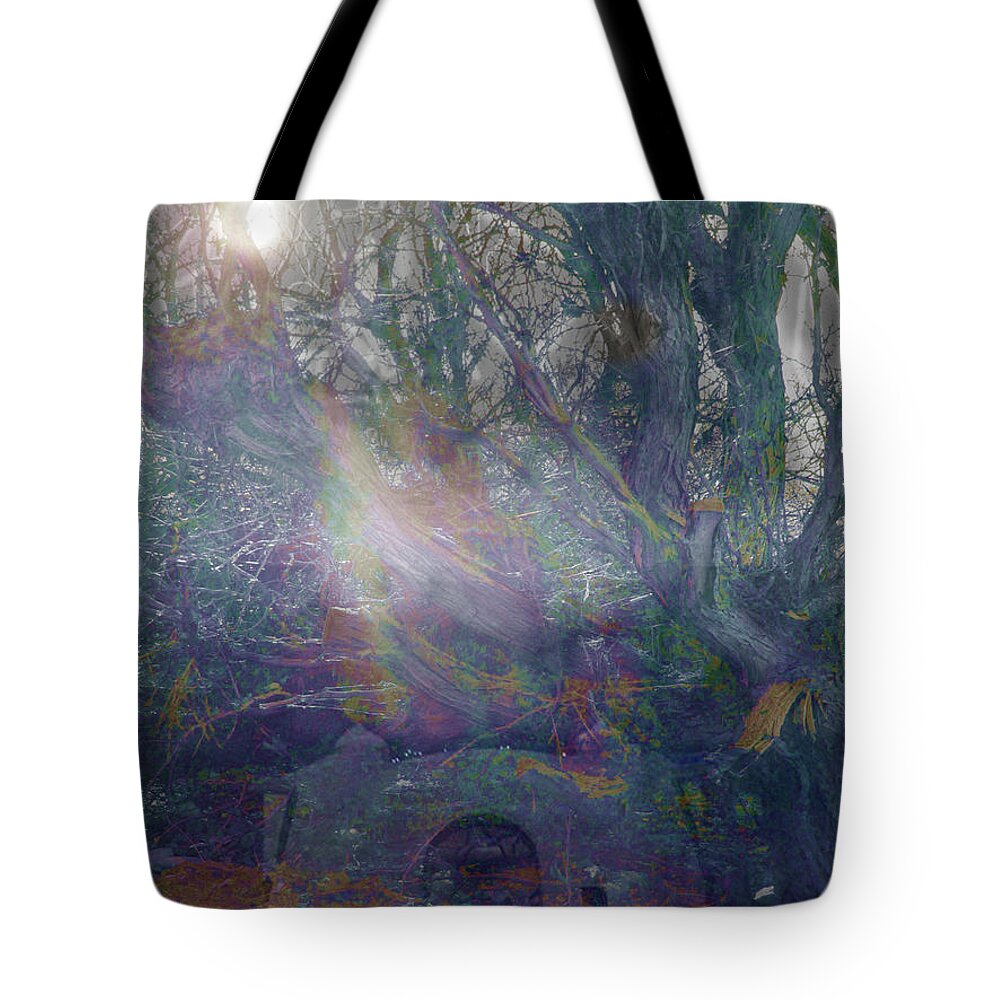 Dream Image Tote Bag featuring the photograph Dreaming Sekhmet's Temple by Feather Redfox
