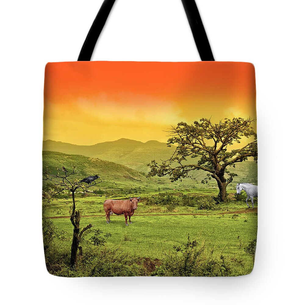 Nature Tote Bag featuring the photograph Dreamland by Charuhas Images