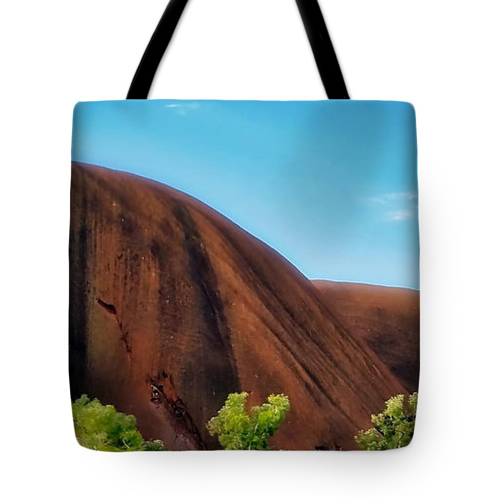Australia Tote Bag featuring the photograph Dreamy Uluru by Richard Gehlbach