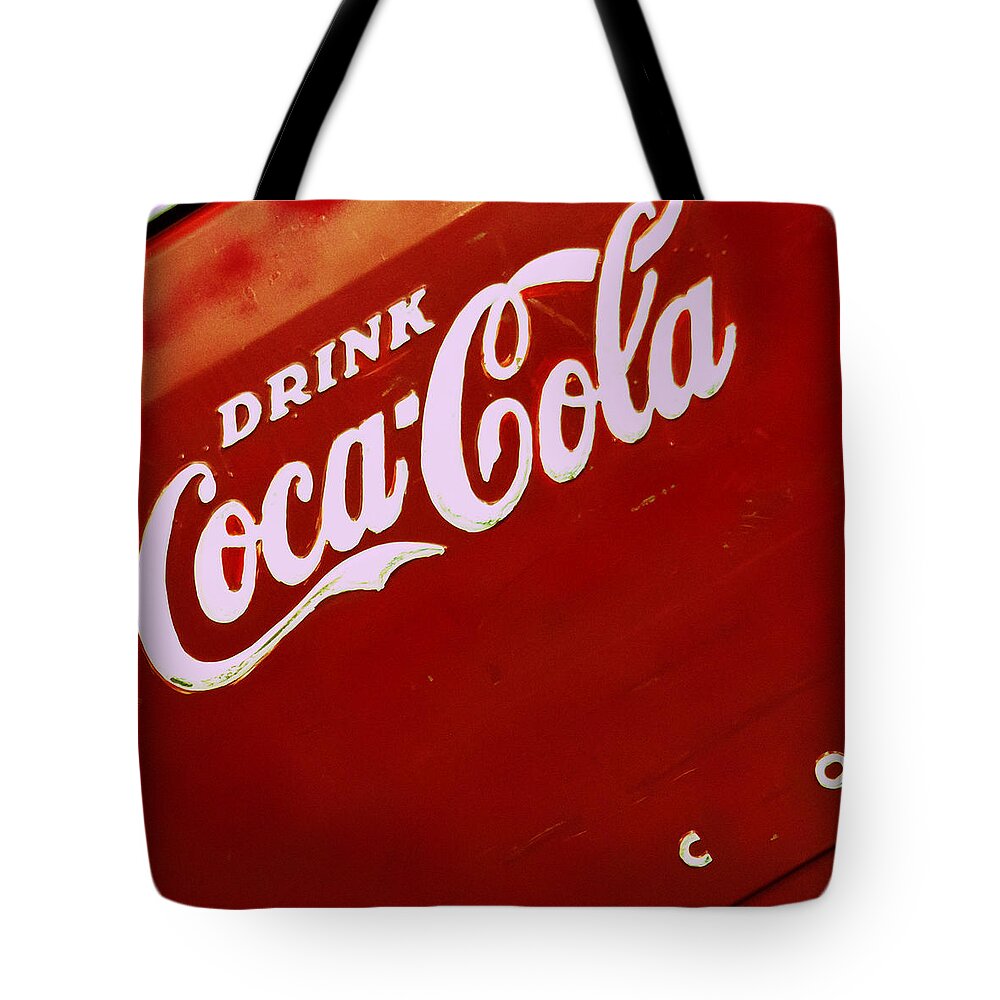 Coca Cola Tote Bag featuring the photograph Drink Coke by Heidi Smith