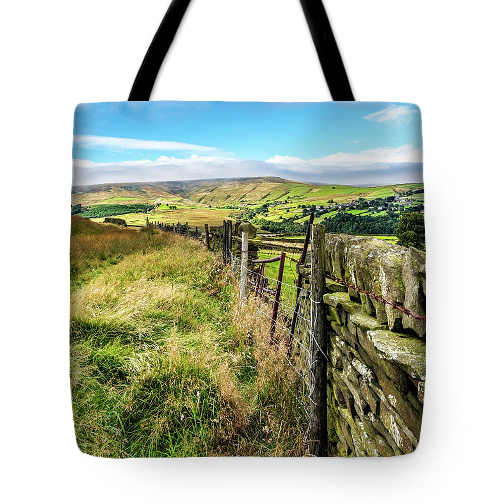 Landscape Tote Bag featuring the photograph Dry Stone by Nick Bywater