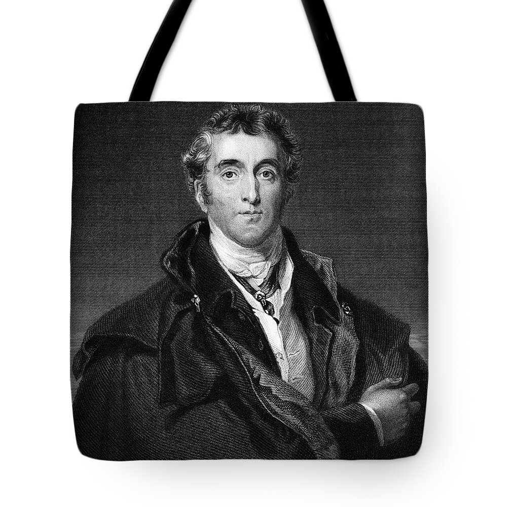 18th Century Tote Bag featuring the photograph Duke Of Wellington by Granger