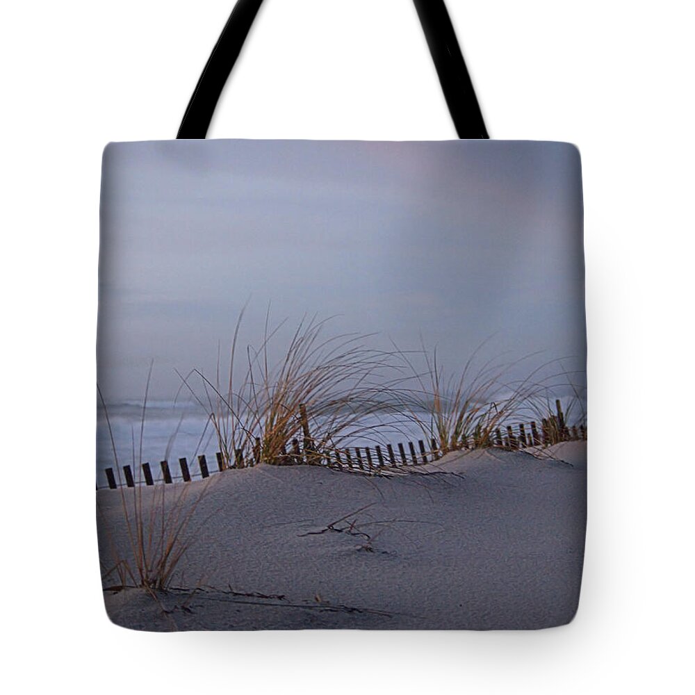 Fog Tote Bag featuring the photograph Dune View 2 by Newwwman