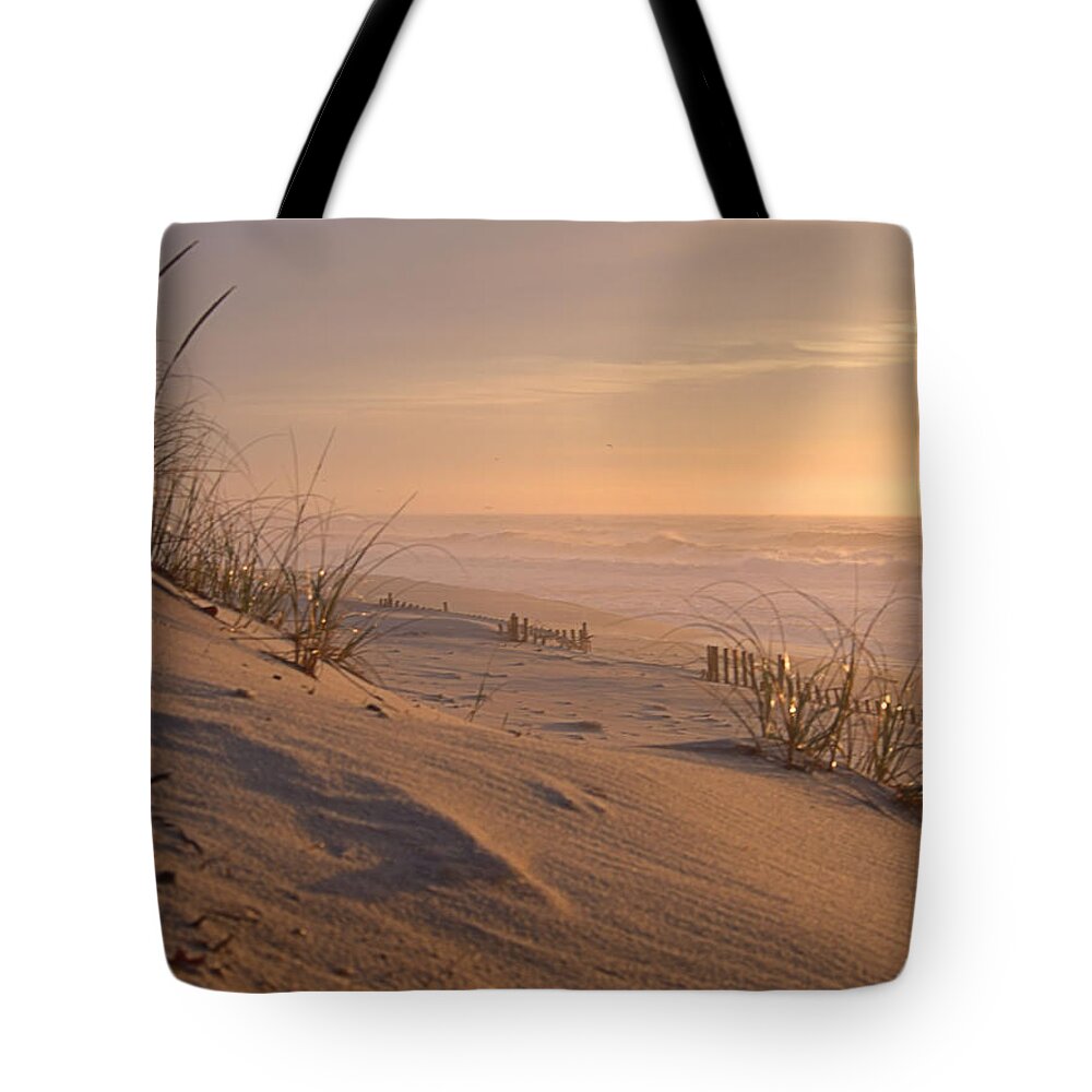 Reflection Tote Bag featuring the photograph Dune View by Newwwman