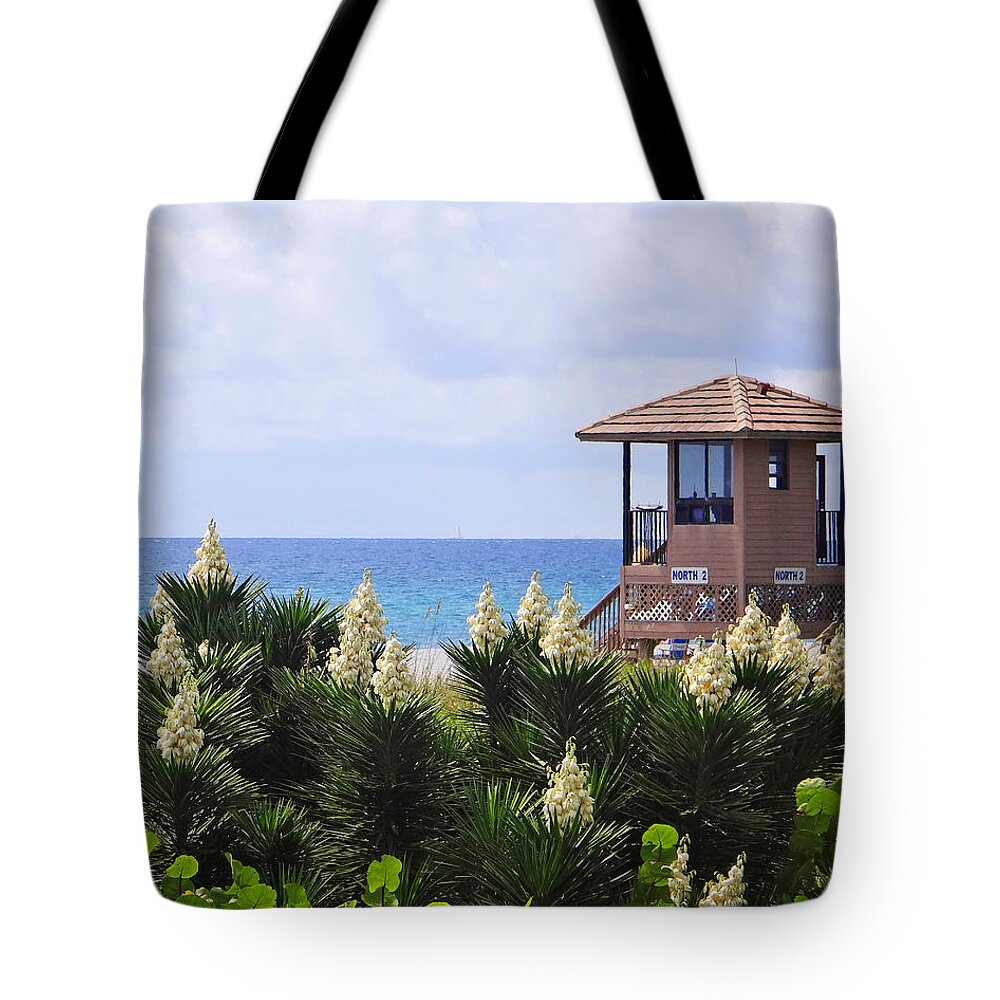 Yucca Tote Bag featuring the photograph Dune Yucca by Lawrence S Richardson Jr