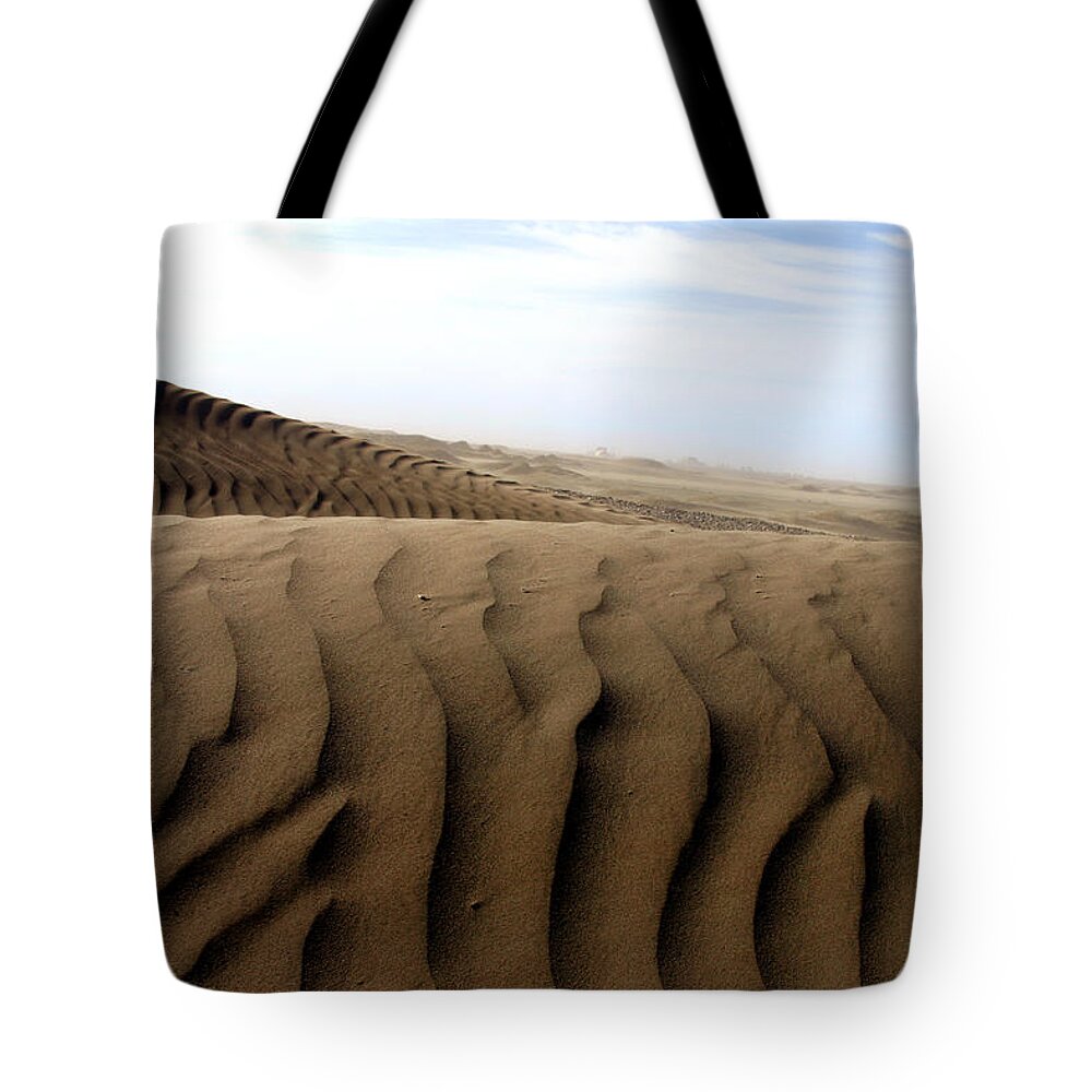 Sand Dunes Tote Bag featuring the photograph Dunes of Alaska by Anthony Jones