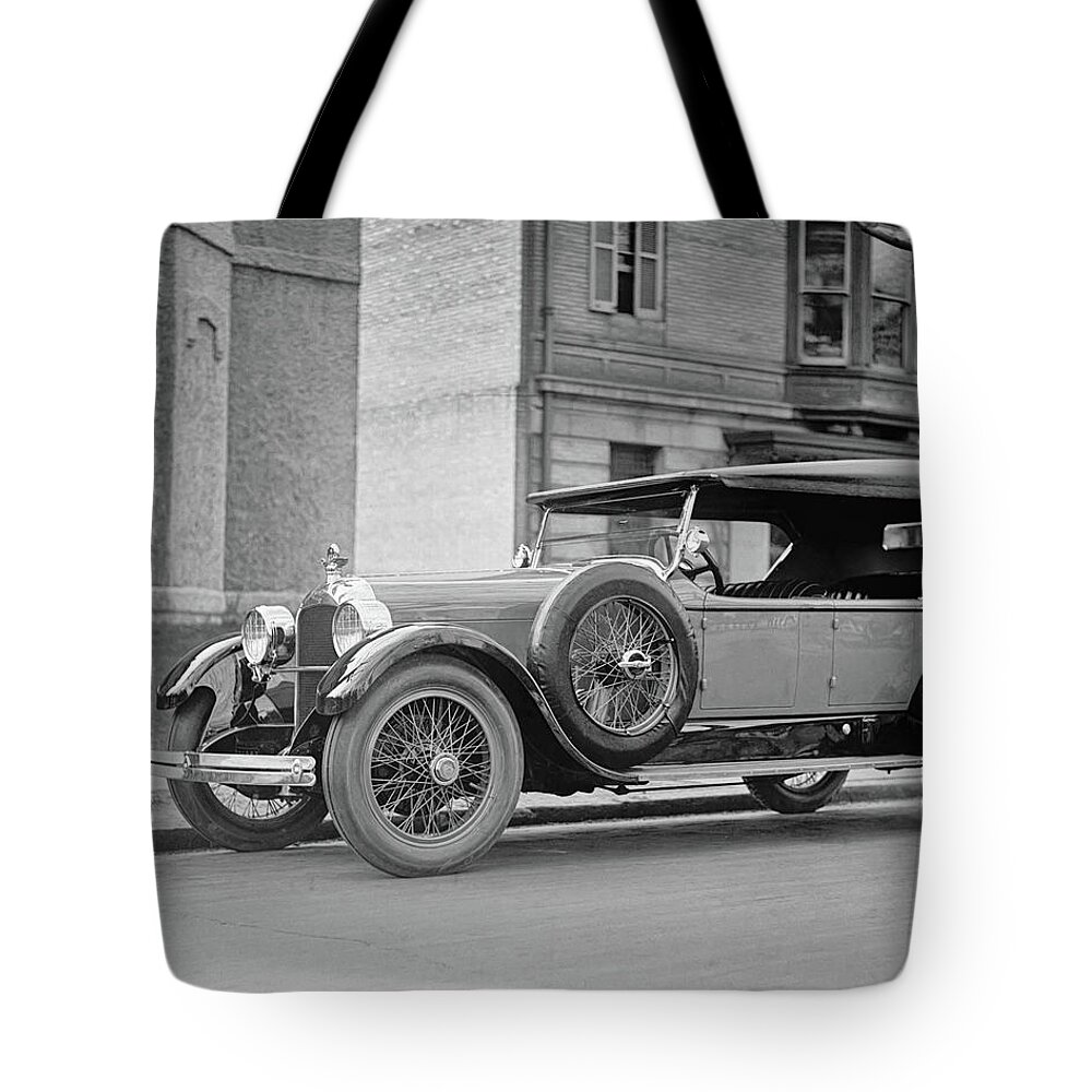 Dusenberg Tote Bag featuring the photograph Dusenberg Car circa 1923 by Anthony Murphy
