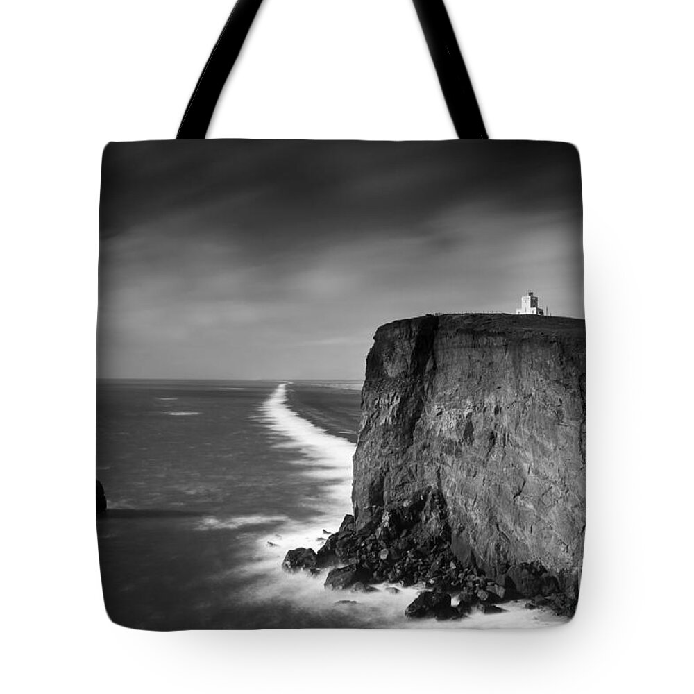 Iceland Tote Bag featuring the photograph Dyrholaey Lighthouse by Gunnar Orn Arnason
