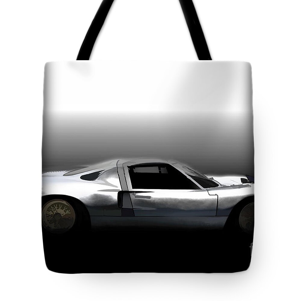 Gt40 Tote Bag featuring the photograph Early GT40 by Tom Griffithe
