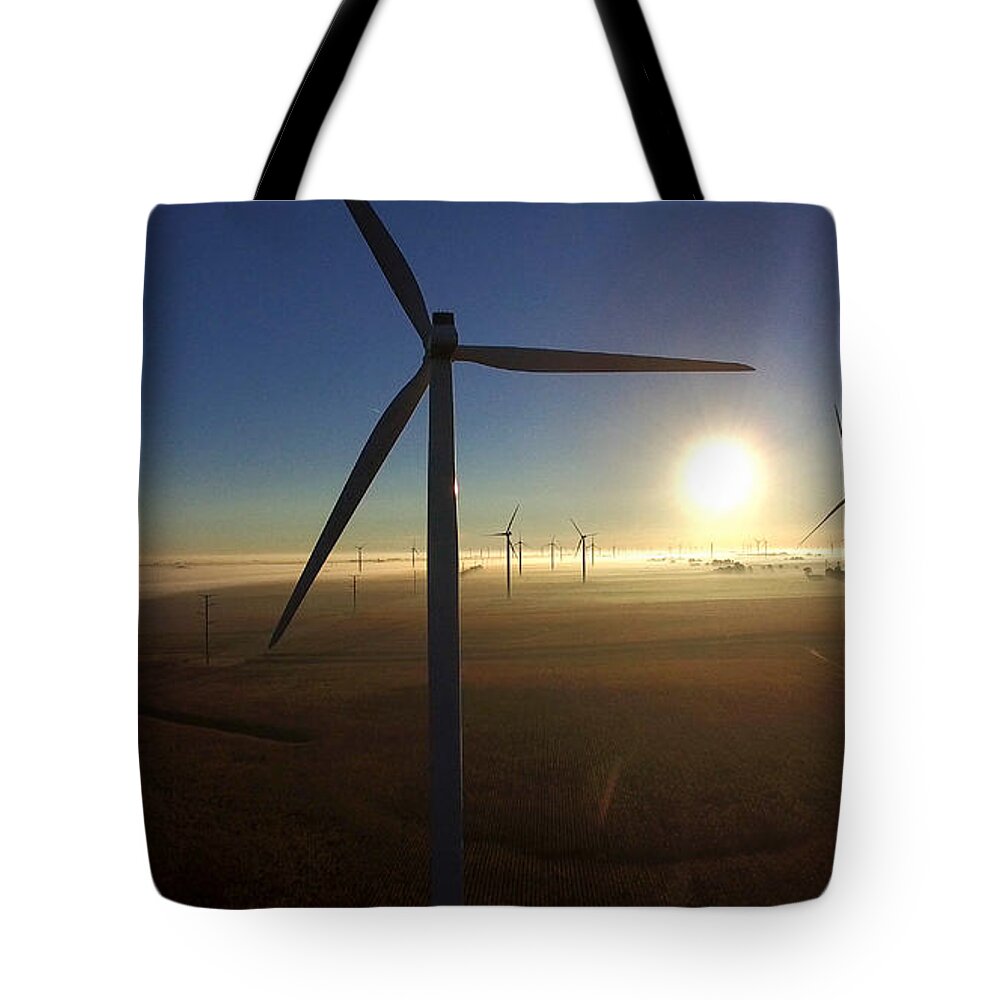 Landscape Tote Bag featuring the photograph Early Morning Flight 2 by Jim Finch
