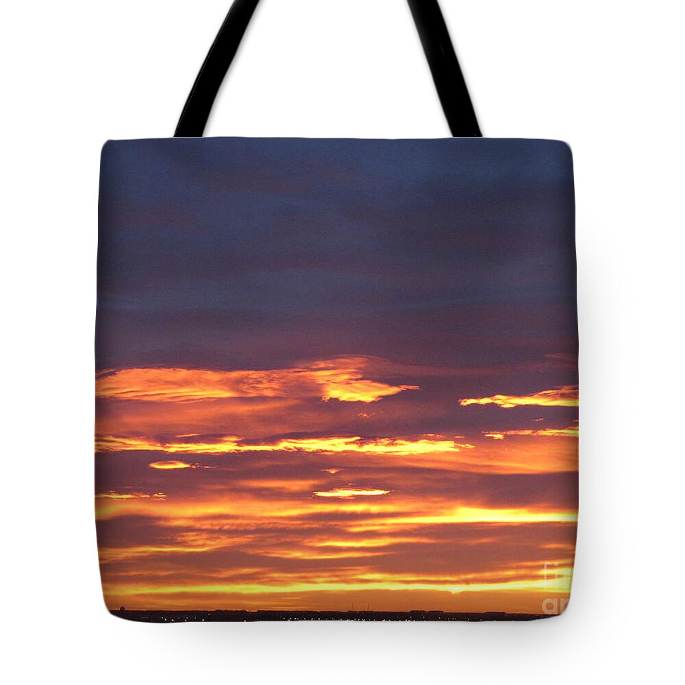 Calgary Tote Bag featuring the photograph Early Prairie Sunrise by Donna L Munro