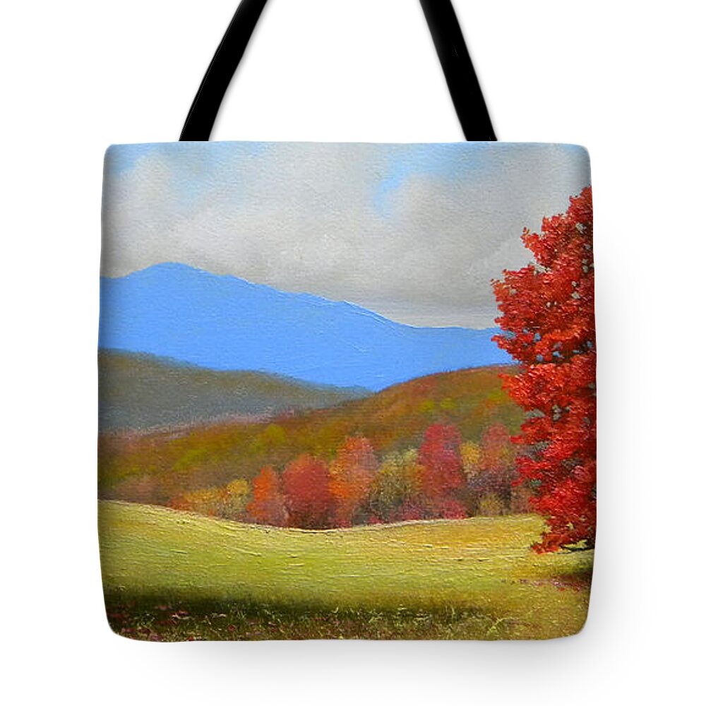 Autumn Tote Bag featuring the painting Early September by Frank Wilson